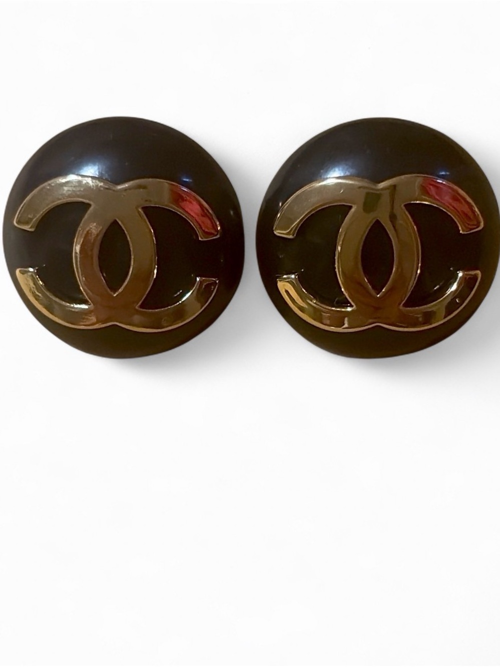 π Vintage Large CC resin Studs